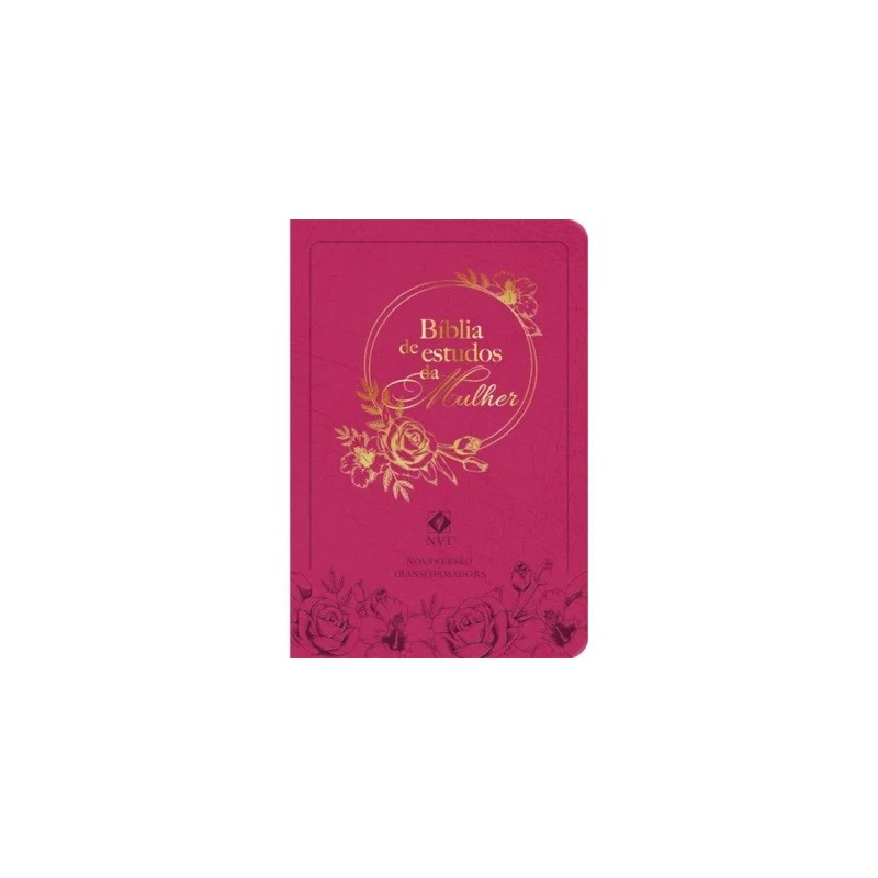 Bíblia de Estudo da Mulher | NVT | Capa Rosa